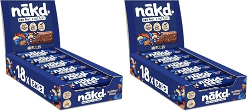 Barres de Fruits Nākd Myrtilles, l'encas sain pour vos pauses au bureau et randonnées