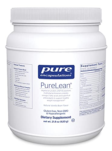 Pure Encapsulations PureLean Protein | Multivitamin/Mineral Complex, Omega-3 Fatty Acids and Superfruit Antioxidants to Support Healthy Weight Management*** | 21.8 Ounces | Natural Vanilla Bean Flavor