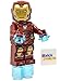 LEGO Superheroes: Iron Man Silver Hexagon on Chest and Power Blasts for Hands and Feet