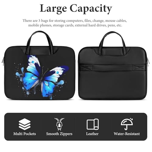Bolso para portátil 17 pulgadas impermeable azul miniatura 5
