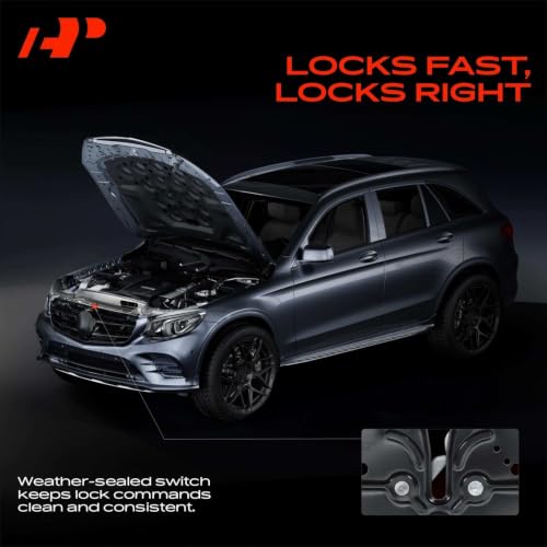 Image of A-Premium Hood Latch Lock Compatible with Jeep | for Jeep Cherokee 2014-2022 Front Hood Lock Engine Bonnet Latch Assembly for Model Without Remote Start