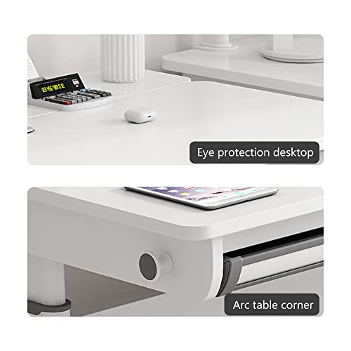 Fcdkidsdeskheightadjustablewoodchildrenstudycomputerdeskwithlargeshelftiltabledesktopandpulloutdrawer Urban Country Home Decor Fcd kids desk height adjustable wood children study computer desk with large shelf tiltable desktop and pull out drawer urban country home decor