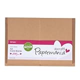 300gsm Papermania Karten A6, 50 Stück und 50 Umschläge, 300gsm