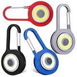 Hemobllo Kleiner Taschenlampe Schlüsselanhänger 4 Stück Tragbare Outdoor Schlüsselanhänger...