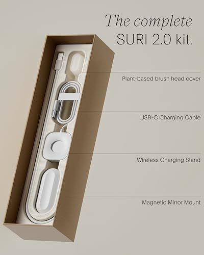 Image of SURI 2.0 New Sonic Electric Toothbrush with Pressure Sensor | 1 Month+ Battery | Electric Toothbrush for Adults | Travel Toothbrushes | Tooth Brush | Green