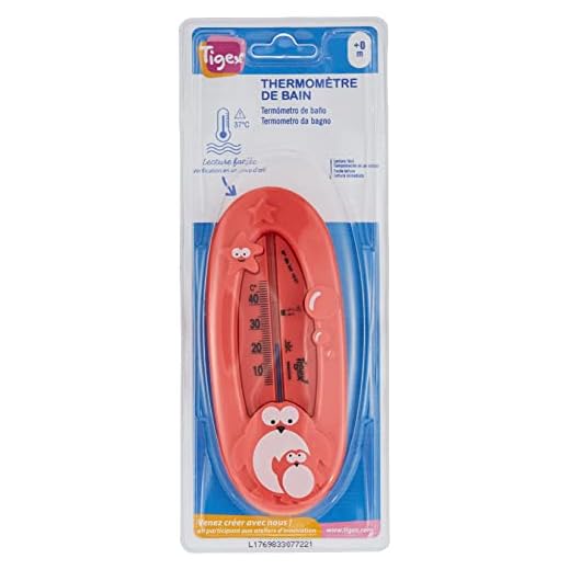 Tigex 80601915 Thermomètre de bain pour bébé de 0-18 mois Motif pingouin