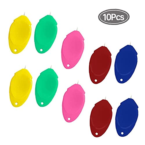 Needle Threaders Portable DIY Handwork Sewing Machine Stitch Threader 10PCS Random Color - Afbeelding 3