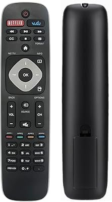 Universal for Philips TV Remote Replacement for Philips LCD LED 4K UHD Smart TV