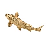 Yoursfs Koi Fish Tie Clips for Men Fashion Gold Carp Fish Tie Clip Fishing Gift