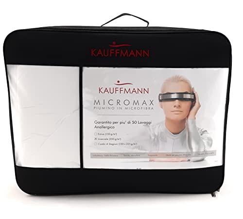 Kauffmann Piumino in fibra sintetica MicroMax (Calore INVERNALE, 200x220 cm - Piazza e Mezza Lungo)