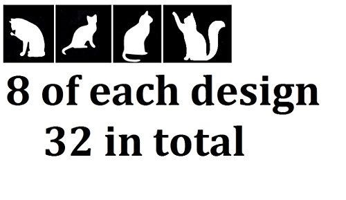 Cat Collection (Cat c2 Tattoo Stencils ( 32 ))