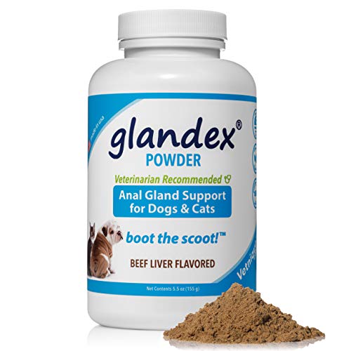 Glandex Dog Fiber Supplement Powder for Anal Glands with Pumpkin, Digestive Enzymes