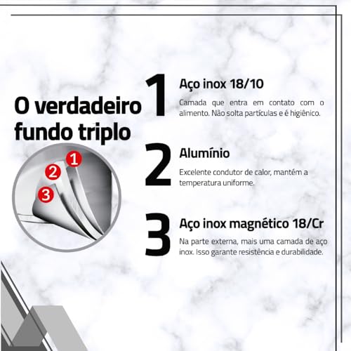 Espagueteira Tramontina Em Aço Inox + Pegador De Massas