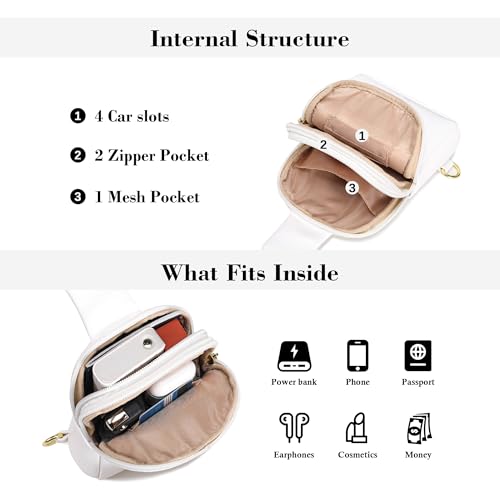 Image of INICAT Lightweight Small Crossbody Sling Bag for Women | Mini Travel Purse,Multi-pocket with Card Slots,Durable Vegan Leather,Everyday Carry