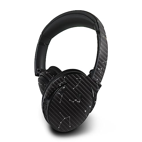 Image of MightySkins Carbon Fiber Skin Compatible with Bose QuietComfort 45 Headphones Constellations | Protective, Durable Textured Carbon Fiber Finish | Easy to Apply | Made in The USA