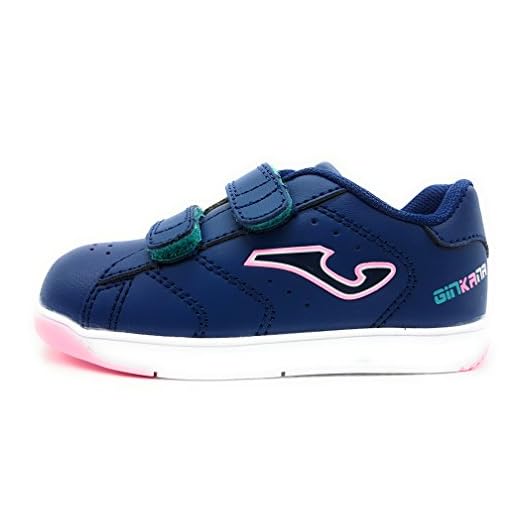 Joma GINKANA JR, Zapatillas Unisex niño, Azul (Marino/Rosa 733), 31 EU