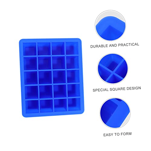 Molde para Hielo de Silicona Azul 2 Piezas miniatura 6