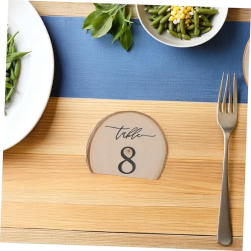 Numéros de table en écorce pour réussir votre plan de table de mariage - 6