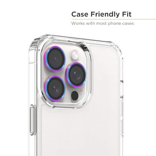 Protecteur d'objectif iPhone 15 Pro PureGear anti-rayures