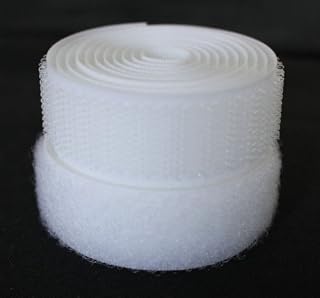 White 20mm Sew-on Hook & Loop tape Alfatex® Brand supplied by the Velcro Companies - various lengths (1m)