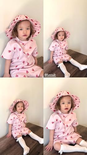 Image of FURTALK Baby Sun Hat Toddler Beach Hats with UPF 50+ Sun Protection Wide Brim Girls Bucket Hat