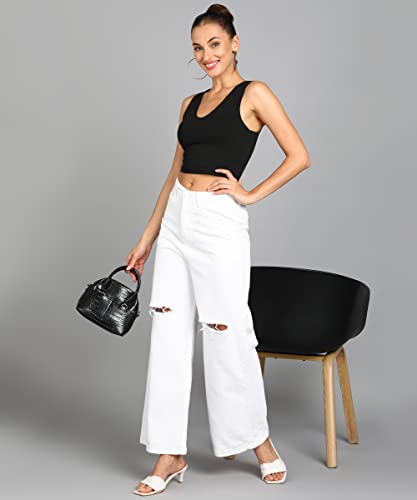 Image of Urbano Fashion Women's Regular Fit High Rise Jeans