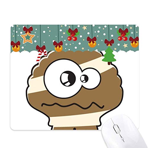 Tapis de souris bureau univers et alien marron support souple en caoutchouc