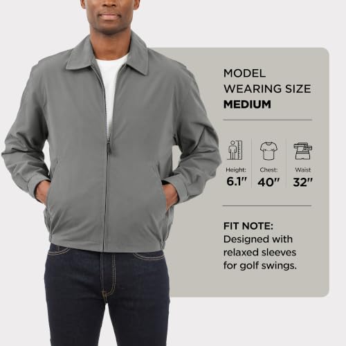 Image of London Fog Men's Auburn Zip-Front Golf Jacket