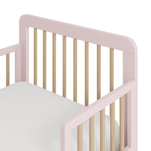 Image of Storkcraft Pasadena Toddler Bed, Blush & Driftwood