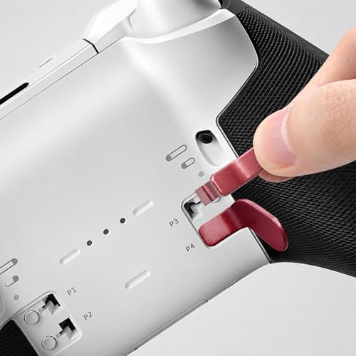 Image of 4 PCS Red Metal Stainless Steel Paddles Trigger, DaKuan Metal Paddles Compatible with Xbox One Elite and Xbox Elite Series 2