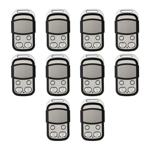 Télécommande pour garage 433MHz compatible Moovo pack familial 10 unités