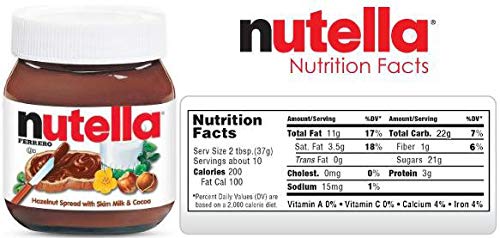 Image of Nutella Chocolate Spread (Imported), 400g (Pack of 2)
