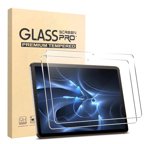 KLWAINM [2 Pack] 11 Max 11 inches 2023 Tablet Tempered Glass Screen Protector with 2.5D 9H Anti Scratch Transparent HD Clear Bubble Free Protective Film Glass