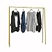 XIAOXIAO Perchero Estante De Exhibición De Ropa Metal Barra De Ropa para Colgar Prendas Tendedero Percha Independiente para El Comercio Minorista, Dormitorio (Color : Gold)