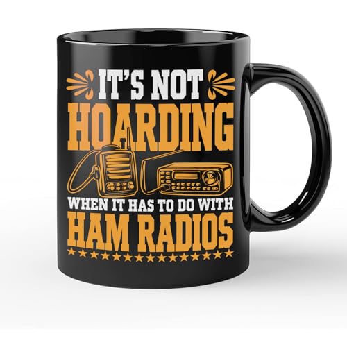 Nazenpod Ham Radio not Hoarding Amateur Radio and Ham Radio Operator Coffee Mug, Mugs 11oz - 15oz