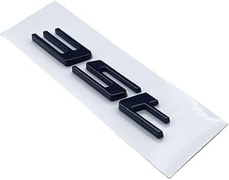 Letter Emblem Chrome Glossy Black ABS 3.0 5. V6 V8 20T 25T 30T 35T Fit for Jaguar XJ F-Type F-PACE E-PACE Badge Trunk Logo(Glossy Black 35T)