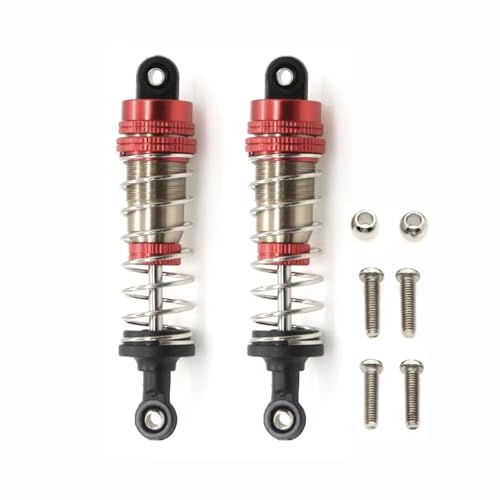 RC�V���b�N�A�u�\�[�o�[ Compatible With WLtoys For Racing 144001 1/14 RC�J�[�A�b�v�O���[�h�����p�A�N�Z�T���[�p�[�c���^���I�C���[�U�V���b�N�A�u�\�[�o�[(Red)