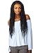 Sensationnel 100% Premium Fiber Cloud9 Swiss 4X4 Lace Parting Wig Large Size - BOX BRAID LARGE (1B [Off Black])