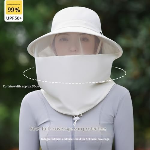 Sombrero ancho para mujer con protección UV UPF 50 miniatura 3