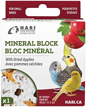 Hari Mineral Block Supplement for Small Birds - Dried Apple - 40 g - 1 Pack