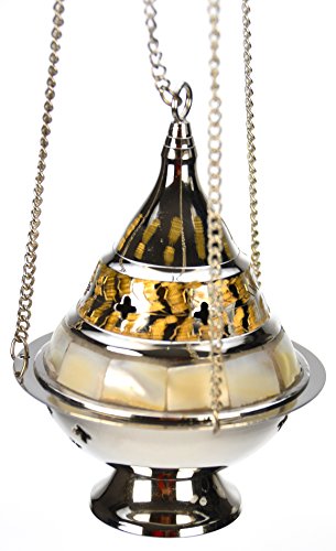 Ars-Bavaria Incienso Cortado Antiguo Look con Detalles nácar y Dorado