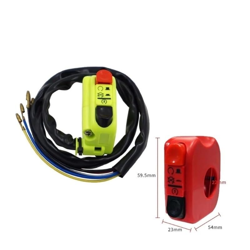 Interruptor de manillar para solucionar fallos de arranque y activar doble flash en moto 2