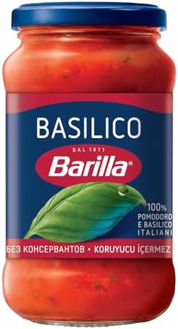 Barilla Basilico (Fesleğenli Domates) Makarna Sosu 400 g. - Görsel 4