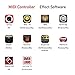 MeloAudio MIDI Commander Guitar Floor Multi-Effects Portable USB MIDI Foot Controller Foot Switches