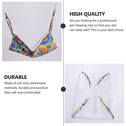 ULTECHNOVO Pequena Gaiola para Animais de Estimação Cama de Pelúcia Macia para Animais de Estimação