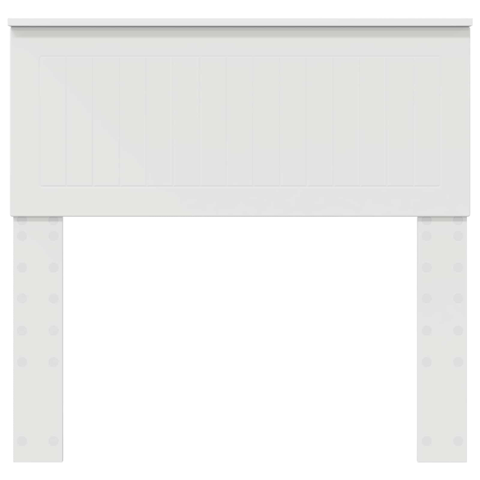 Tête de lit Blanc 90 cm Bois d'ingénierie,Têtes et Pieds de lit,8.21kg-888462