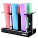 COSMOS Black Color Premium Acrylic Popsicle/Ice Pop Maker Mold Stand Holder, Hold 6 Pieces Ice Pop Mold, For most other 3.4 fl oz silicone ice pop molds (Stand Only)