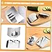 TOPPERFUN 2pcs Sturdy Stainless Finger Protector Cut Gloves for Kitchen Finger Guard Food Cutting Hand Protector Kitchen Tools