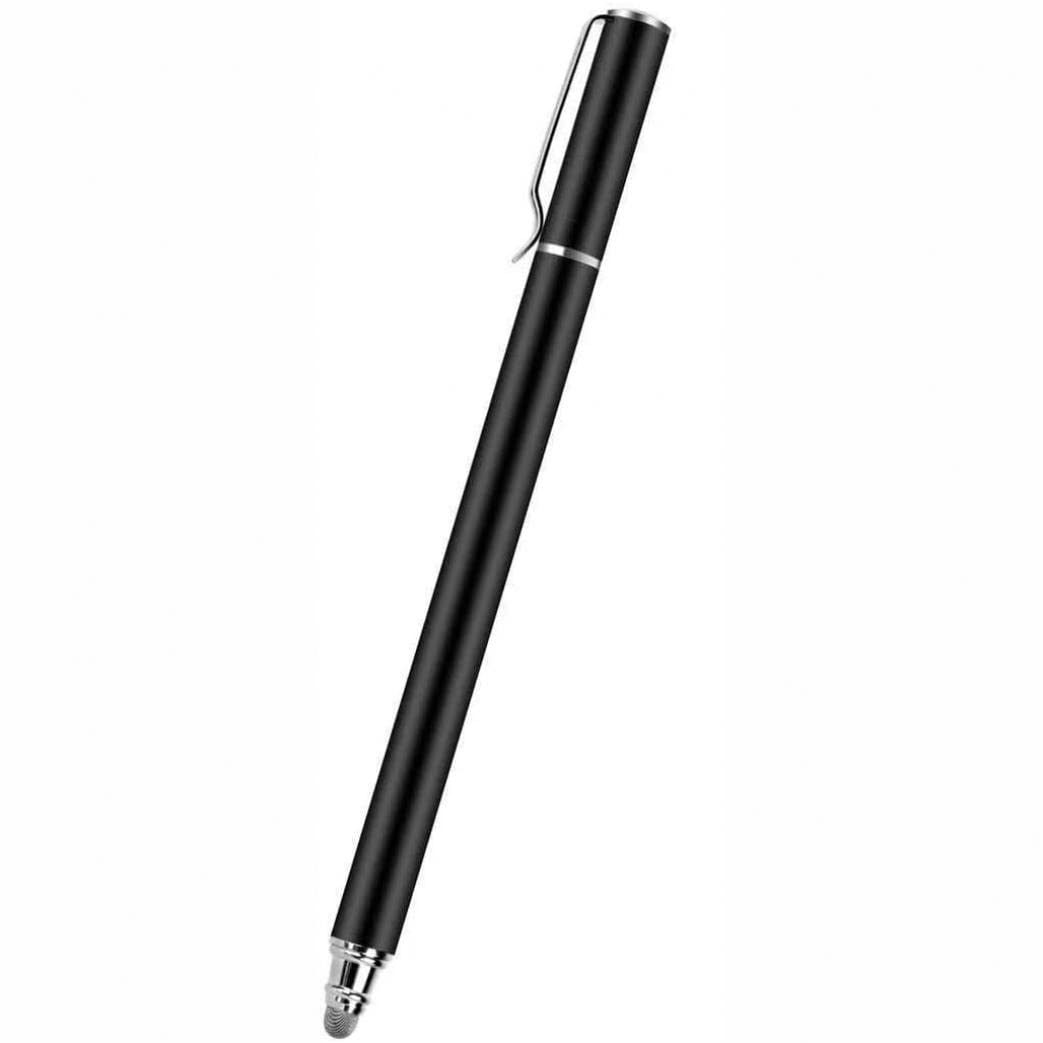 Stylus Touch Screen Pen Fiber Tip Aluminum Lightweight Black Compatible with Dragon Touch Max10 - Max10 Plus - Notepad 102 - Notepad K10