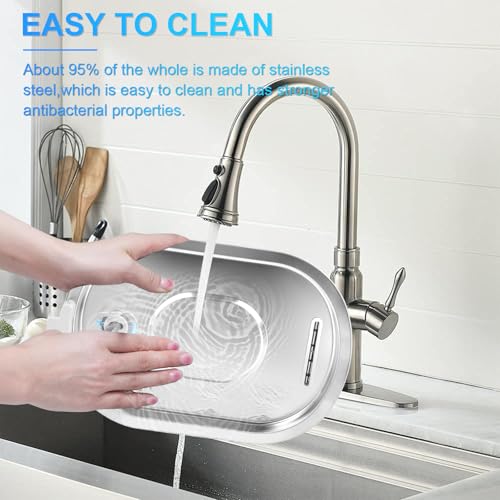 AQXONG Trinkbrunnen für Haustiere aus Edelstahl, 3.2L Trinkbrunnen für Katzen und Hunde mit Vierfach-Filtrationssystem, LED-Licht und Ultra-leiser Wasserpumpe